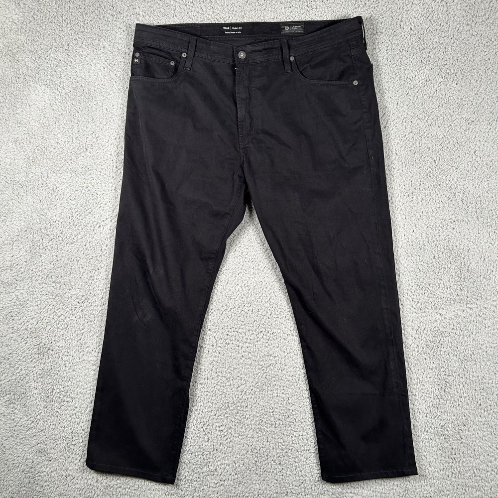 AG Adriano Goldschmied‎ Mens Pants 38x32 The Tellis Modern Slim black 5 pocket